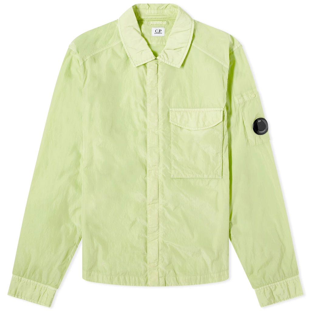 CP Company Men's Chrome-R Pocket Overshirt White Pear